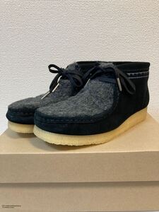 Clarks ORIGINALS Wallabee Boot. ブラックファー 24.5cm 25cm ワラビーブーツ ファー ブラックスエード クラークスオリジナルス 新品