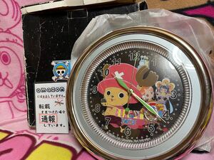 レア ワンピース ONEPIECE 蓄光 グラデーションで光る 壁掛け時計 掛け時計 チョッパーマン ナミフィア ロビフラワン ルフィボンバー