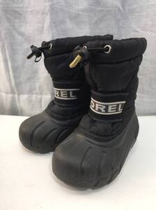 SOREL ソレル スノーブーツ ブラック 14cm キッズ H14