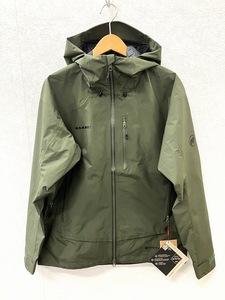 未使用品 マムート MAMMUT GORE-TEX Ayako Pro 2.0 HS Hooded Jacket マウンテンパーカ ジャケット M カーキ 1010-30281 登山 アウトドア