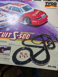 エポック社 １/８７スーパーサーキット S―500　カリフォルニアＧＴ 予備カー２台付き