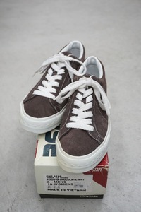 希少正規 90S converse コンバース ONE STAR ワンスター スエード チョコレート ローカット スニーカー ビンテージ 18579 茶 US8 1128N▲