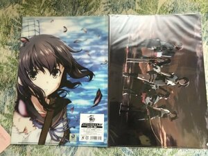 418クリアファイル　劇場版 艦隊これくしょん 艦これ 2枚セット　吹雪