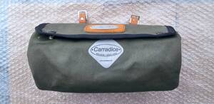 キャラダイス CARRADICE ZIPPED ROLL SADDLE BAG ジップロールサドルバッグ 旧モデル 幅約28cm高さ約14cm奥行約13cm 送料無料