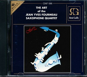 盤面良 Rene Gaillyベルギー盤 ジャン=イヴ・フルモー/Jean Yves Fourmeau サクソフォン・カルテットの芸術　 4枚同梱可　b4B0000044YK