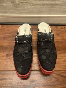 Roen hiromu takahara スカルパッチ　ミュール　靴　shoes 00s archive super rare skull