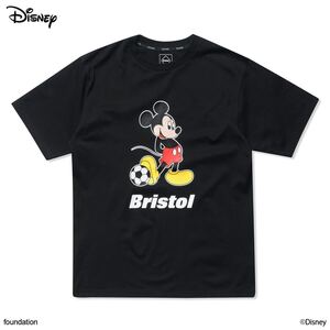 【新品未使用】 22SS 新品 FCRB f.c real bristol エフシーレアルブリストル SOPHNET ソフネット DISNEY FOOTBALL CITY TEE Tシャツ BLACK