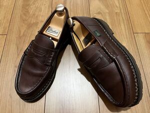 極美品☆Paraboot Reims サイズ5H CAFE ブラウン パラブーツ ランス ブラウン ミカエル CHAMBORD