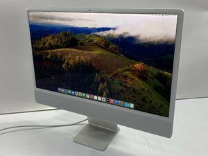 1円スタート！！Apple iMac A2438 (24-inch, M1,2021) シルバー [Dmc]