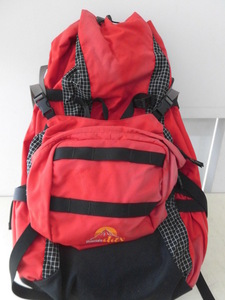 ◆【中古品】mountatn dax SPIDER リュック バックパック 登山 アウトドア　レッドリュックサック◆14149