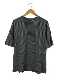 KAPTAIN SUNSHINE◆Tシャツ/40/コットン/BLK/ボーダー/KS23SCS07