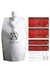 【現品限り】 ブラジリアンワックス【詰め替え用】ANGELICAレフィルセット500ｇ