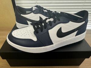 Nike Air Jordan 1 Low Golf Midnight Navyナイキ エアジョーダン1 ロー ゴルフ ミッドナイトネイビー DD9315-104 27.5 新品未使用　白紺色