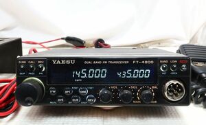 YAESU　FT-4800　144／430　デュアルバンド　広帯域受信機能搭載