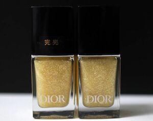 2★Christion Dior クリスチャンディオール ヴェルニ トップコート 218 ドリュール 2点 テスター◎5602-32