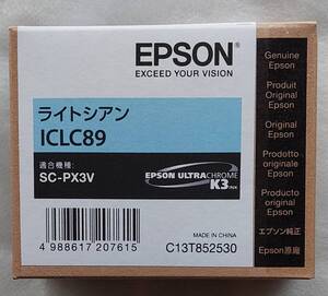 新品 エプソン SC-PX3V インクカートリッジ ICLC89 ライトシアン