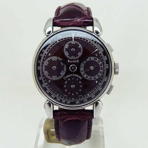 中古クロノスイス【CHRONOSWISS】 CH7403 クラシック クロノグラフ ボルドー