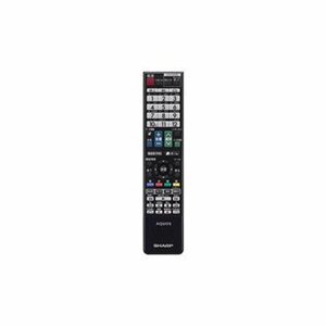 【中古】 シャープ 液晶テレビ用リモコン RRMCGB097WJSA(0106380439)(ブラック)