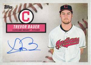 【トレバー・バウアー】直筆サインカード 75枚限定 横浜DeNAベイスターズ 2019 TOPPS BROOKLYN TREVOR BAUER AUTO #検索 BBM EPOCH