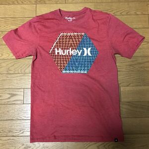 Hurley MEN’S SHORT SLEEVE T-SHIRTS size-S(着丈67身幅46) 中古(美品) 送料無料 NCNR