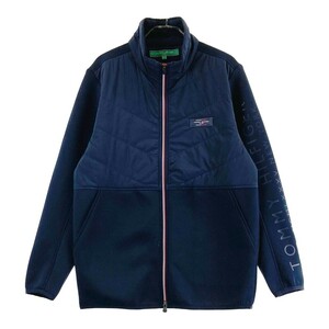 TOMMY HILFIGER GOLF トミー ヒルフィガーゴルフ 2022年モデル 中綿切替 ジップジャケット ネイビー系 L [240101217022] ゴルフウェア