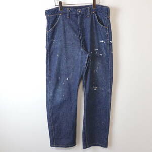 60s Wrangler HUSKY ラングラー ハスキー denim pants デニムパンツ BLUE BELL ブルーベル 50s 70s ペンキ 雰囲気系 ボーイズ