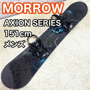 スノーボード モロー MORROW メンズ 151cm ビンディング付き Lサイズ AXIONSERIES 送料無料