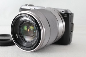 ◆超極上美品◆ソニー Sony NEX-C3K 18-55 ズームレンズキット ブラック フラッシュ付◇M46063