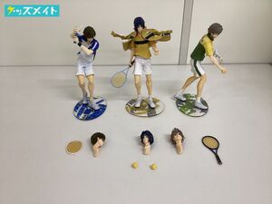 08【現状/難あり】箱なし コトブキヤ ARTFX J 新テニスの王子様 1/8スケール 幸村精市, 手塚国光, 白石蔵ノ介 フィギュア 計3点 / 破損有り