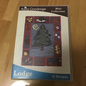 CD-ROM刺繍データAnita Goodesign Lodge アウトドア模様の刺繍のデータ(刺しゅうカード、刺繍カードではありません）