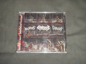 SUBJECTED TO INSANITY THROUGH SOLITARY CONFINEMENT 3 WAY SPLIT/ANAL STABWOUND/CARNIFLOOR/GORECUNT/スラミング・ブルータル・デス