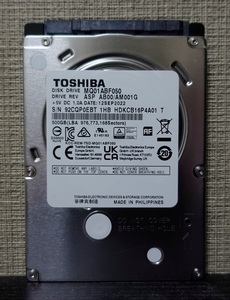 ■未使用品■TOSHIBA製2.5inch AVコマンド対応HDD 500GB MQ01ABF050