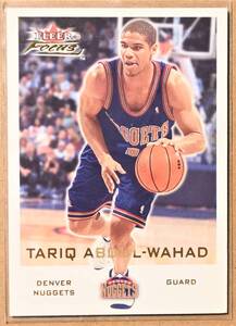 TARIQ ABDUL-WAHAD 2000 FLEER FOCUSトレーディングカード 【NBA デンバー・ナゲッツ Denver Nuggets】