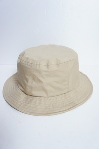 美品 Disce Gaudere ディスケガウデーレ RAIN HAT ナイロン レイン ハット 帽子 茶1026N