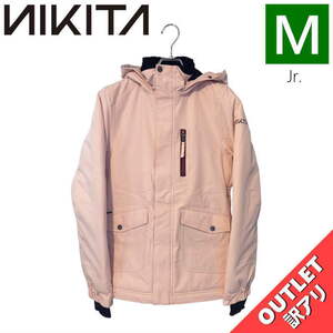 【OUTLET】 NIKITA GIRLS ESPAN JACKET BLUSH PINK Mサイズ キッズ スノーボード スキー ウェア アウトレット 訳あり