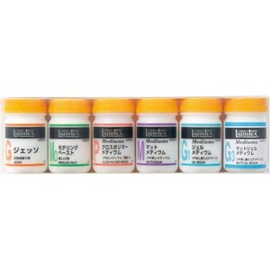 新品★ リキテックス 50ml 6本セット アクリル絵具メディウム Liquitex 309