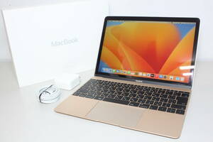 【整備品】MacBook（Retina,12インチ,2017）512GB/16GB〈G0U22J/A〉⑤