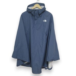 美品 THE NORTH FACE ノースフェイス Access PONCHO アクセスポンチョ レインカバー 雨具 NP11932 Mサイズ ネイビー ◆