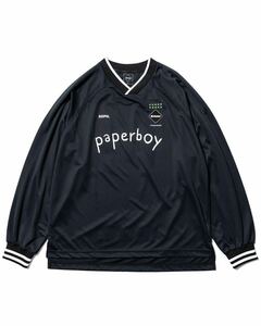 L 新品 送料無料 FCRB 24AW paperboy L/S OVERSIZED GAME SHIRT BLACK SOPH SOPHNET F.C.R.B. ブリストル BRISTOL F.C.Real Bristol ロンT