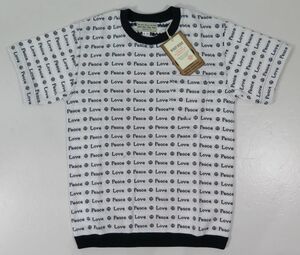 【ウエストライド】 ラブ & ピース ジャガード半袖Tシャツ WEST RIDE 日本製【送料無料】