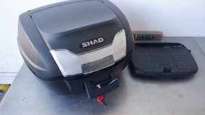 美品！SHAD☆バイク用トップケース☆リアボックス☆ベース付き