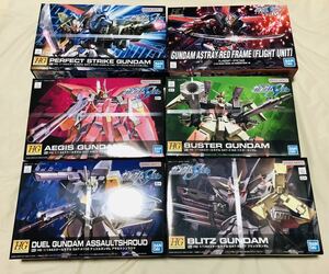 未組立 HG パーフェクトストライク　イージス　バスター　ブリッツ　デュエル ガンダム SEED PERFECT STEIKE AEGIS BUSTER BLITZ GUNDAM