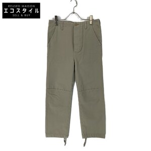 BALENCIAGA バレンシアガ 17AW ベージュ 485996 Utility Slim Leg Pants ベージュ 44 ボトムス コットン メンズ 中古