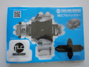 ★トヨタ車体 TEAM LAND CRUISER「ランドクルーザー 組み立てプルバックカー『TLCラリー車』」非売品・未組立品