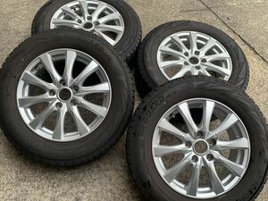 ヤリスクロス 社外 Weds 16インチ スタッドレス 16×6.5J +47 205/65R16 P.C.D114.3 5穴 ヨコハマ 21年製 MXPJ10