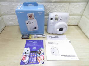 1F187NA◎FUJIFILM 富士フィルム instax mini 12 チェキ カメラ◎未使用品