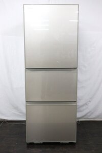 【行董】TOSHIBA 東芝 ノンフロン冷凍冷蔵庫 冷蔵庫 GR-K33SXV(EC) 2017年製 シルバー系 330L 家庭用 AS000BSI55