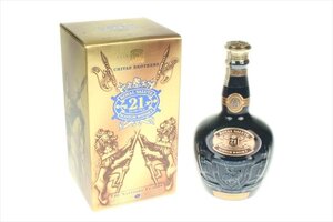 古酒 CHIVAS BROTHERS シーバス ブラザーズ ROYAL SALUTE ロイヤルサルート 21年 青色 700ml スコッチ ウイスキー 未開封 未開栓 2266kfz