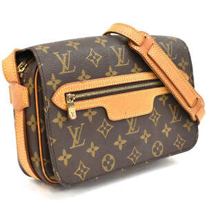 1円 ◎美品 LOUIS VUITTON ルイヴィトンショルダーバッグ 斜め掛け サンジェルマン24 M51210 モノグラム ブラウン◎E.Cils.oR-18