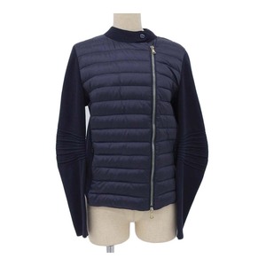 モンクレール MAGLIA TRICOT CARDIGAN ダウン 切替 カーディガン 94645 00 90985 レディース ネイビー MONCLER 中古 【アパレル・小物】